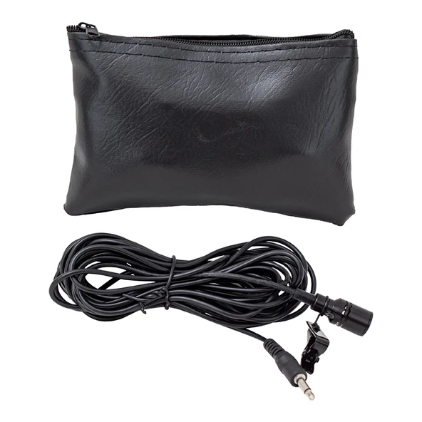 Magicvoice MV-445 Çantalı 5 Metre Kablolu Yaka Mikrofonu Cami Okul Konferans Yaka Mikrofon Kablolu Çantalı - 5