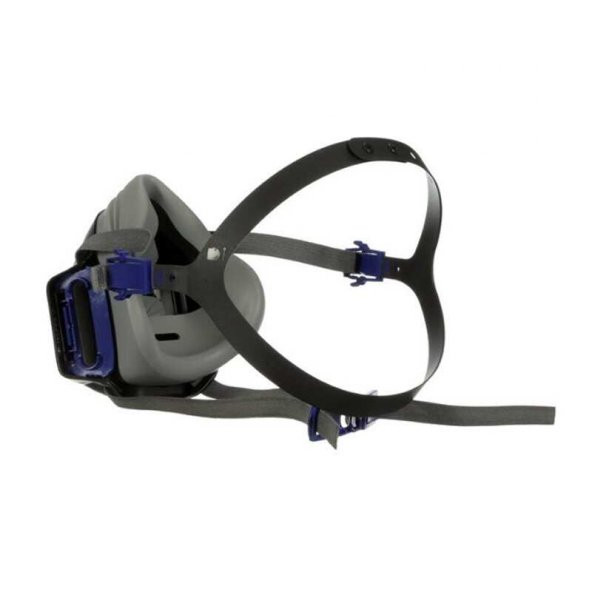 3M HF-802SD  Secure Click Orta Boy Yarım Yüz Maske - 4