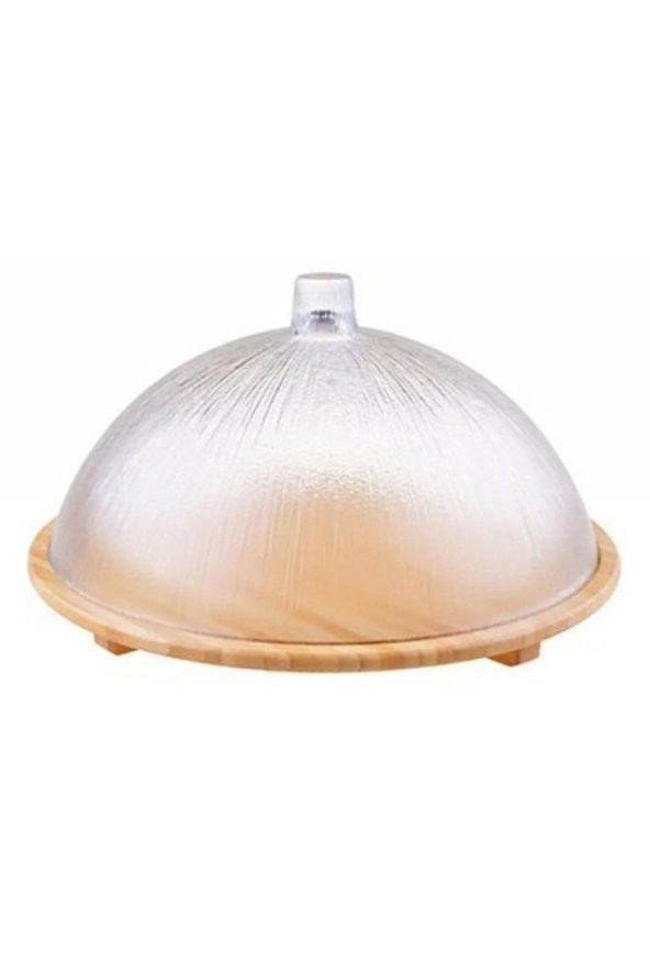 Bambum Kuga Cam Kapaklı Kek Fanusu 30 cm B3625