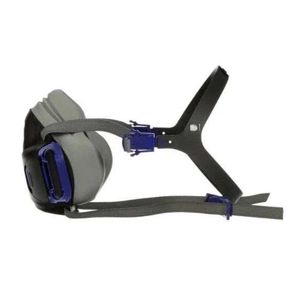 3M HF-802SD  Secure Click Orta Boy Yarım Yüz Maske - Resim 3