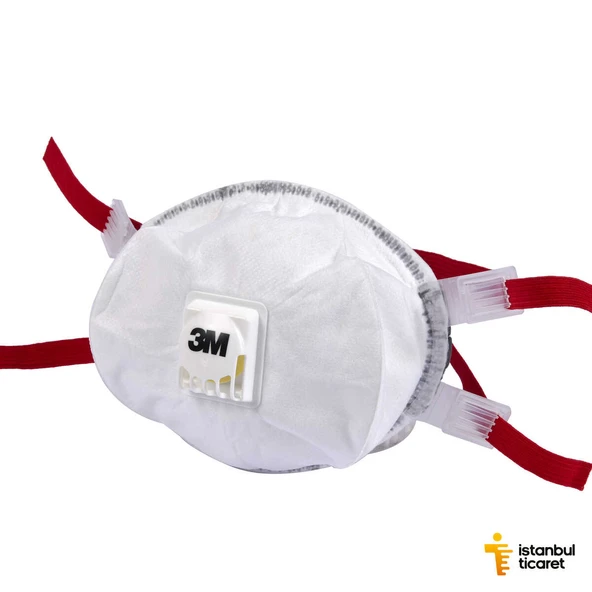3M 8835+ Ventilli Toz Maskesi FFP3 (5 Adet-Kutu) - Resim 3