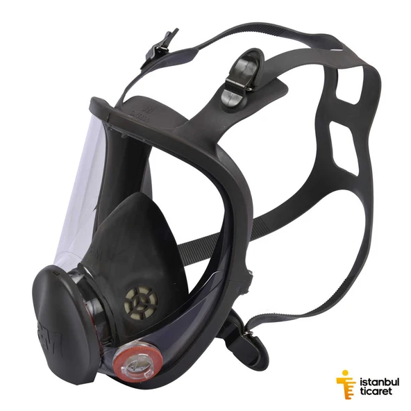 3M 6800 Tam Yüz Maskesi (Filtresiz) - Resim 2