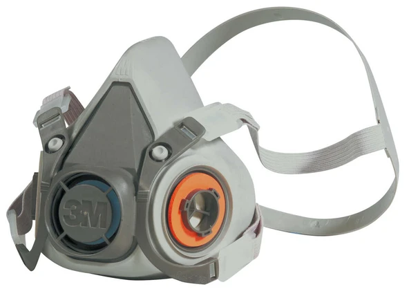 3M 6300 Yarım Yüz Maskesi Büyük Boy (L) (Filtresiz) - 1