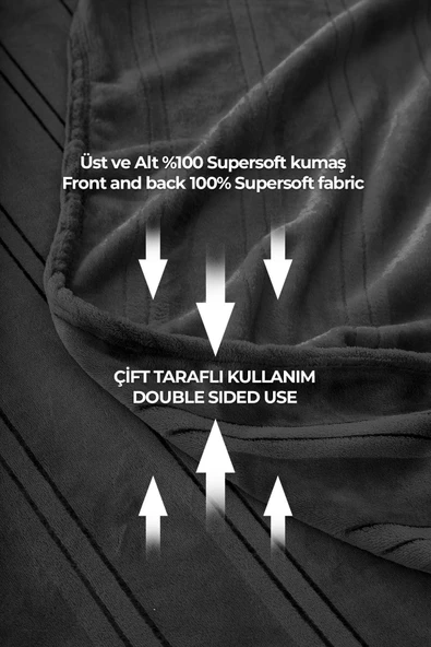 Mayer Supersoft Yumuşak Tek Kişilik Battaniye 150x230 cm - 3