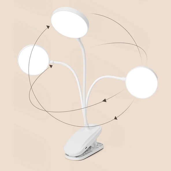 Ayt Powermaster MX-8801B USB li Dokunmatik Düğmeli Üç Modlu Masa Lambası - 5