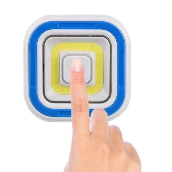 Powermaster PM-6936 Cob Ledli Pilli Uzaktan Kumandalı Üçlü Lamba Tezgah Altı Arası Aydınlatma Beyaz Led - 2