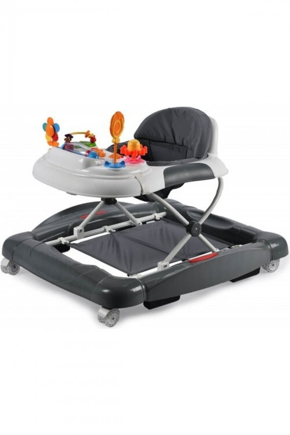 212 Royal Yürüteç Kahve müzikli Oyuncaklı Lüks Yürüteç  Örümcek - 4