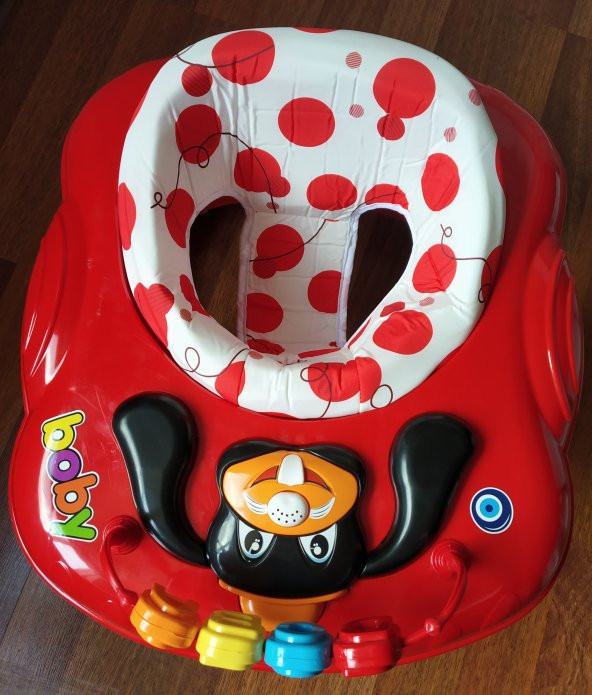 Boby Müzikli Yürüteç Çocuk Yürüteci Kırmızı - 2