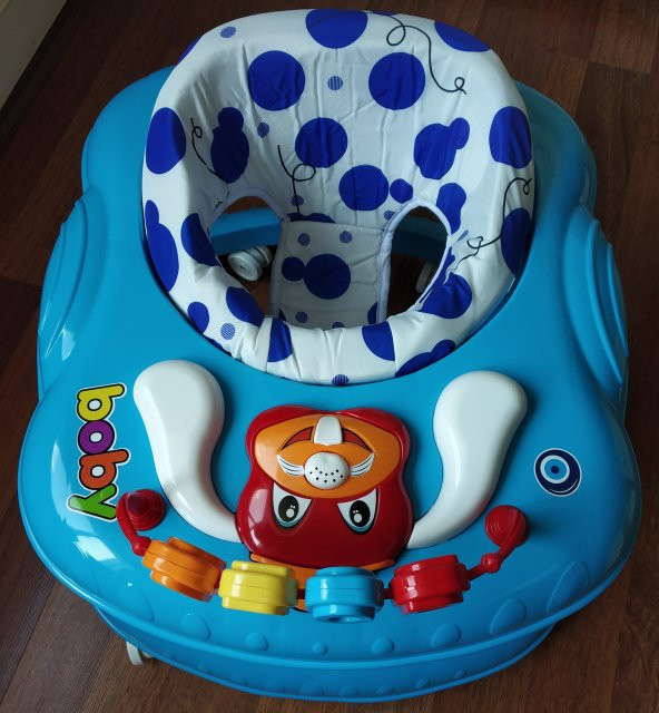 Boby Müzikli Yürüteç Çocuk Yürüteci Mavi - 2