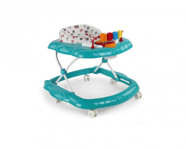 Boby Müzikli Yürüteç Çocuk Yürüteci Yeşil