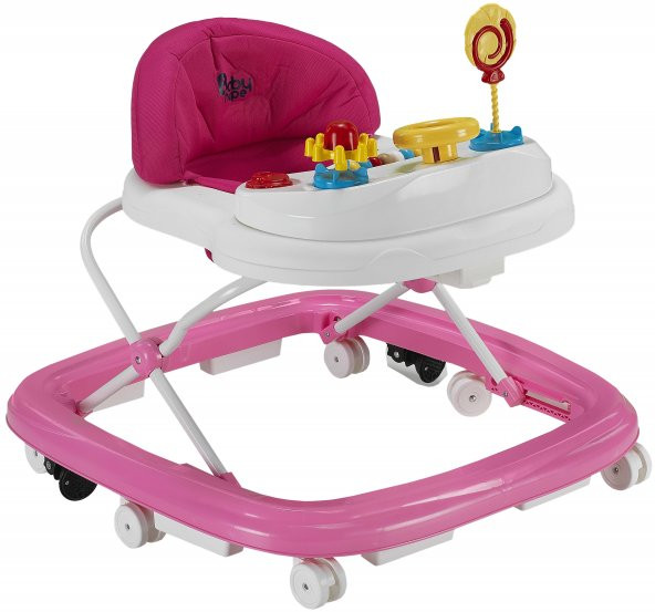 Babyhope 217 Lüks Oyuncaklı Yürüteç Pembe