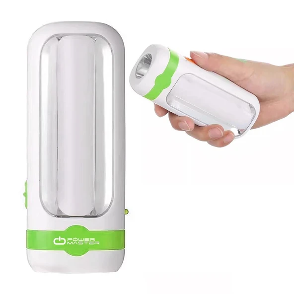 Powermaster FA-7677 İki Kademeli Şarjlı Ledli El Feneri Işıldak 10 Watt Kaliteli - 7