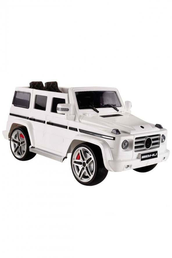 Babyhope 439 Mercedes G65 Amg Uzaktan Kumandalı 12 V Akülü Jeep Beyaz