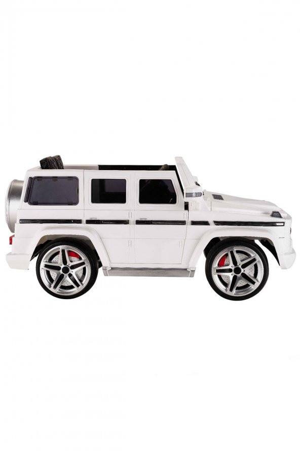 Babyhope 439 Mercedes G65 Amg Uzaktan Kumandalı 12 V Akülü Jeep Beyaz - 2