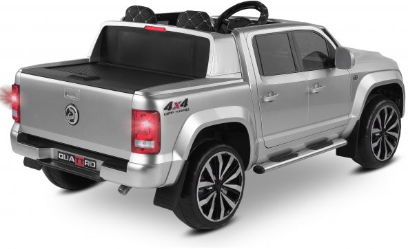 Babyhope 441 Quatro 4x4 Uzaktan Kumandalı 24 V Akülü Araba Gri - 3