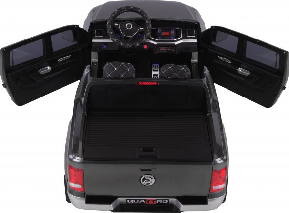 Babyhope 441 Quatro 4x4 Uzaktan Kumandalı 24 V Akülü Araba Füme - 4