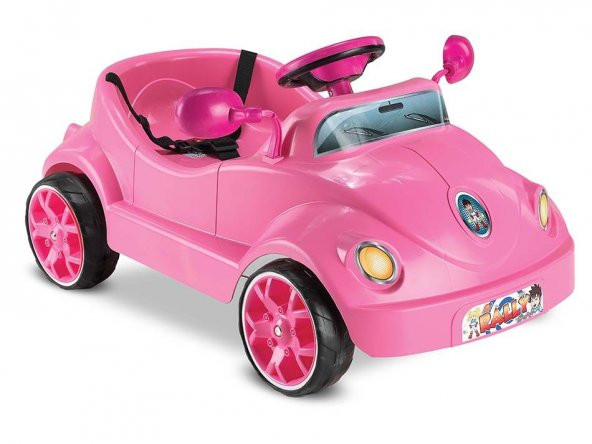 Babyhope 407 Rally Pedallı Çocuk Arabası Pembe