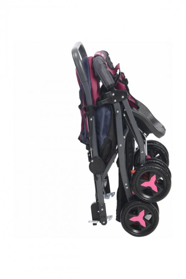 Aldeba 8028 Çift Yönlü Bebek Arabası Siyah - 2