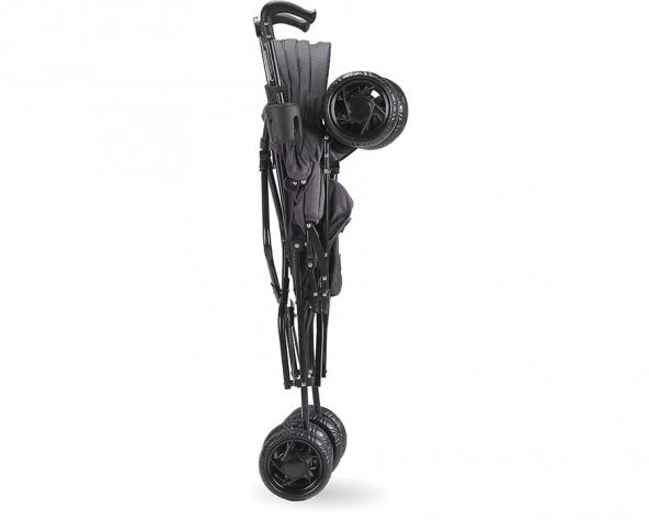 Babyhope SC-100 Tam Yatarlı Gri Baston Bebek Arabası Kırmızı - 2