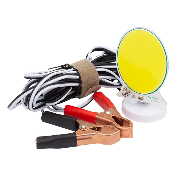 Ayt Powermaster Tm-24 Cob Ledli 13 Watt Akü Maşalı 4 Metre Kablolu Taşınabilir Seyyar Lamba Aydınlatma - 4