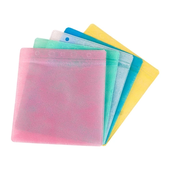 Ayt CD Zarfı 100 lü Renkli Cd Koyma Kabı Şeffaf Kısımlı - Resim 3