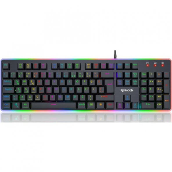 REDRAGON K509RGB DYAUS 7 MEKANİK HSİLİ RGB GAMING KLAVYE - 1