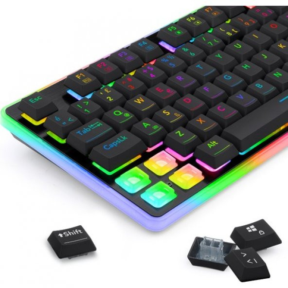 REDRAGON K509RGB DYAUS 7 MEKANİK HSİLİ RGB GAMING KLAVYE - 2