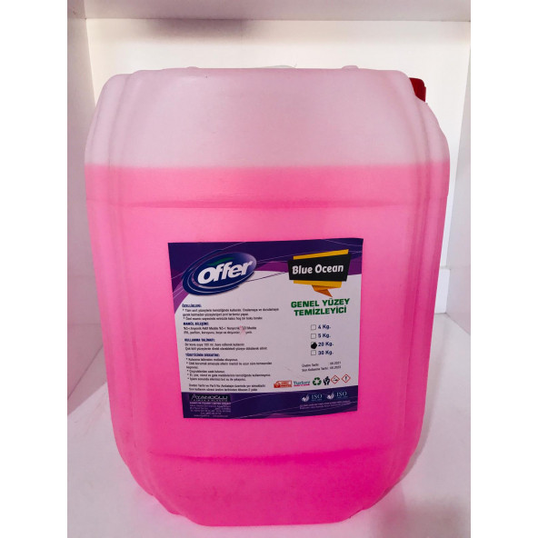 Yüzey Temizleyici Blue Ocean Fresh Parfümlü OFFER 20 Kg
