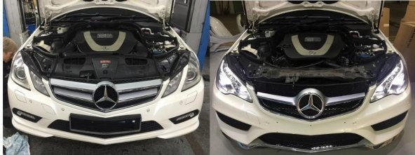 MERCEDES W207 E COUPE-CABRİO 2010-2016 MAKYAJLAMA SETİ BODY KİT - Resim 4