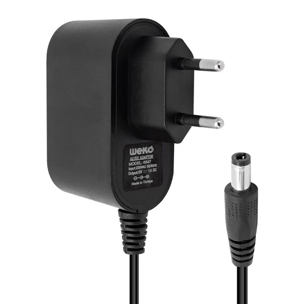 Ayt Weko 5 Volt 1 Amper 5 Watt Plastik Kasa Priz Tipi Adaptör 5.5x2.5 - 3