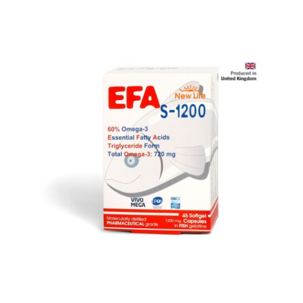 New Life EFA S-1200 mg 45 Kapsül