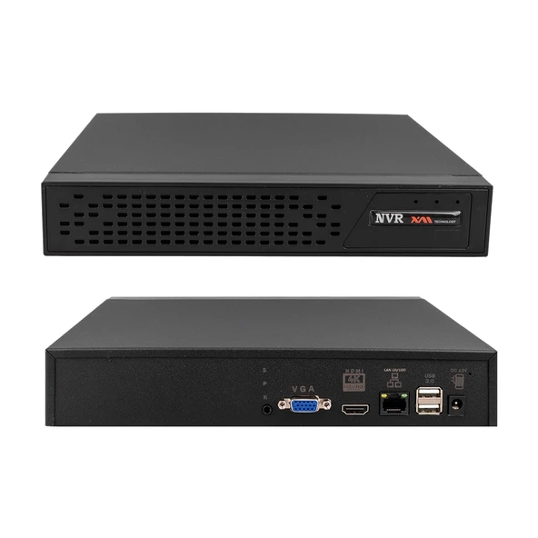 Ayt Karer 16 Kanal 4K 5 MP Kamera Destekli 5in1 Xvr Kayıt Cihazı KR-404-N16 - 2