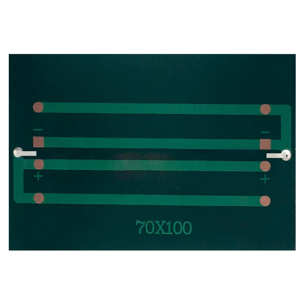 Ayt Solar Güneş Enerjisi Paneli 70x100 Mm 6 Volt 1 Amper Öğrenciler İçin Deney Paneli Ardunio 7x10 cm - 5