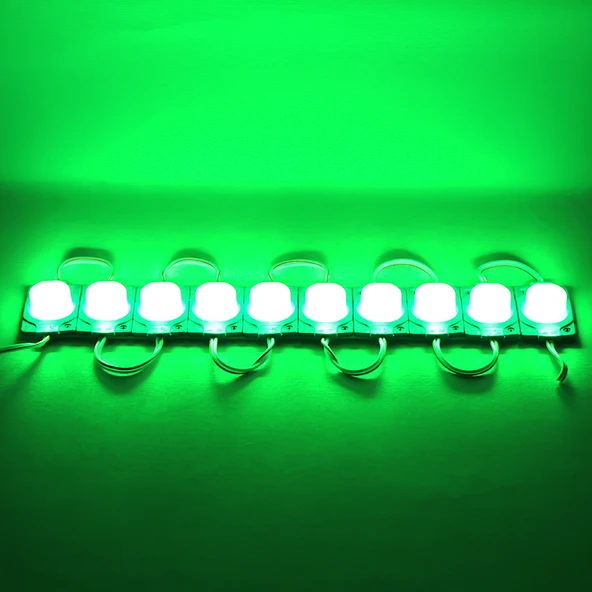 Powermaster 12V 1.5W Yeşil Mercekli Modül Led 40x30mm - 5
