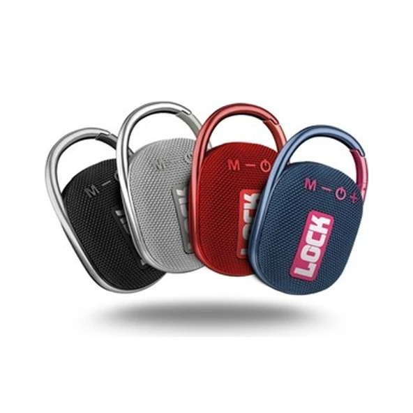 Powerway Lock Taşınabilir Şarjlı Ses Bombası Bluetooth Hoparlör Speaker Hafıza Kartı Usb Girişli