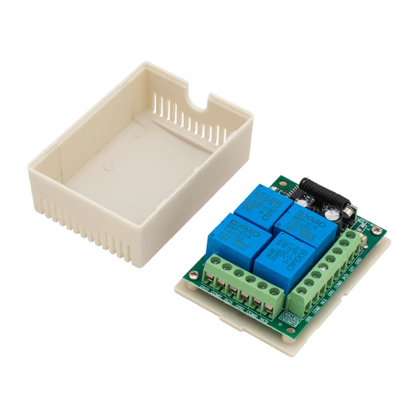 Ayt 12 Volt 433 MHz 4 Kanallı Alıcı Verici Garaj Kumandası Devresi Otomatik Kepenk Lamba Elektirik Kontrol Devre - 3