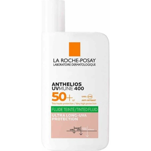 La Roche Posay Anthelios Uvmune 400 Oil Control Fluid Renkli Güneş Kremi SPF50+ 50ML