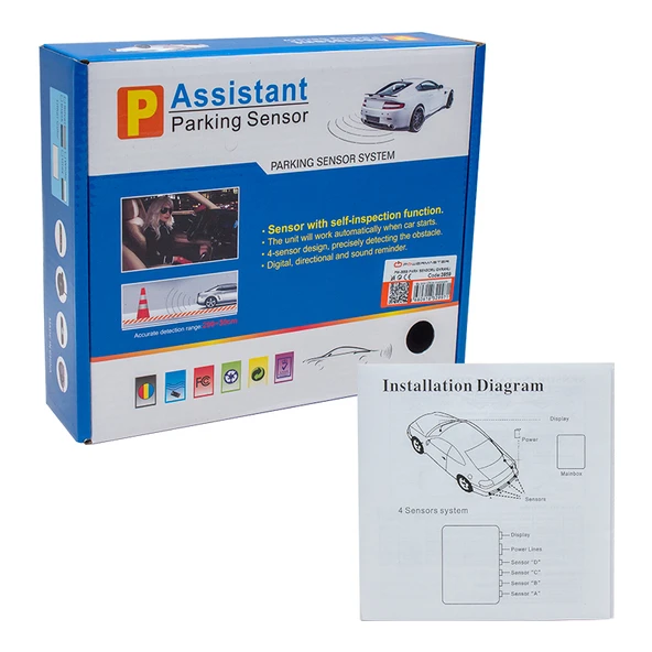 Powermaster PM-3859 Park Sensörü Ekranlı Oto Araç Arka Park Sensörü Göstergeli - 3