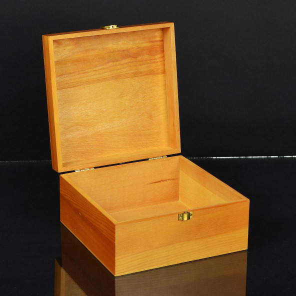 Ahşap Hediye Kutusu Süslü - 4