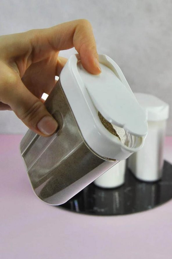 Plastik 5li Dökme Saklama Kabı - 3