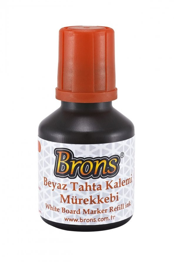 Beyaz Tahta Kalem Mürekkebi 30 ml -Turuncu