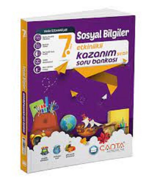 Çanta - 7.Sınıf – Sosyal Bilgiler Etkinlikli Kazanım Soru Bankası