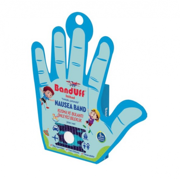 Banduff Bulantı ve Kusma Önleyici Bileklik Çocuk Mavi ürün görseli