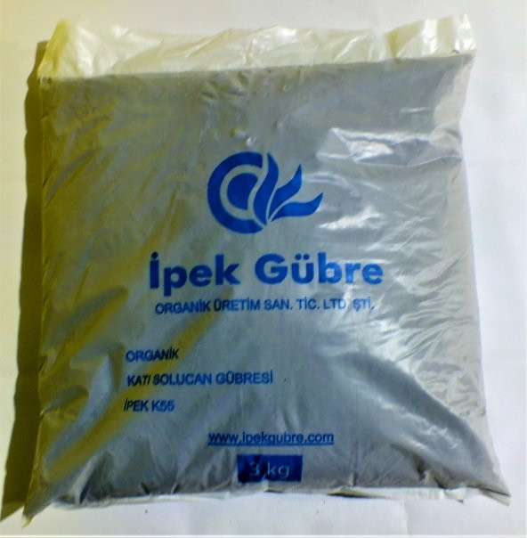 İPEK GÜBRE 3 KG KATI ORGANİK SOLUCAN GÜBRESİ