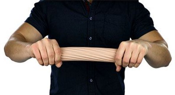 Cando Flexbar , El , Parmak , Bilek ve Kol Güçlendirme Barı , bilek Egzersizi Bej Renk (En Hafif) 10 - 3