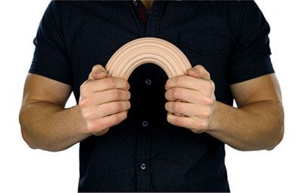 Cando Flexbar , El , Parmak , Bilek ve Kol Güçlendirme Barı , bilek Egzersizi Bej Renk (En Hafif) 10 - 4