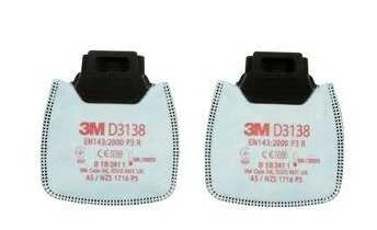 3M D3138 P3 Secure Click Toz Filtresi (1 Çift) - 1