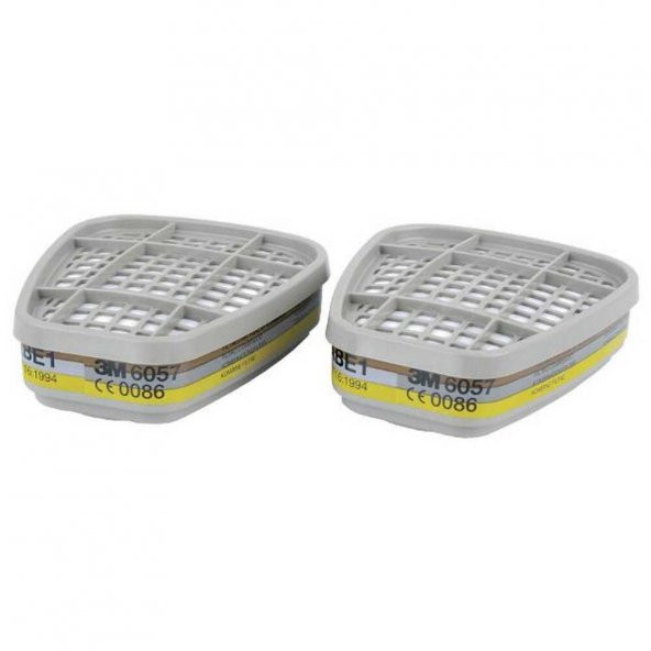 3M 6057 Abe1 Gaz Ve Buhar Filtresi (1 Çift) - 2
