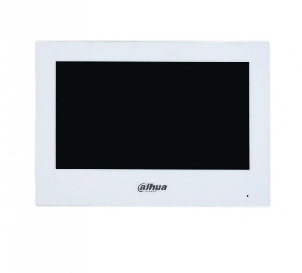 Dahua VTH2621GW-P 7 TFT LCD Dokunmatik Ekran Çok Yönlü Mikrofon Villa Tipi İntercom İç Ünite Beyaz