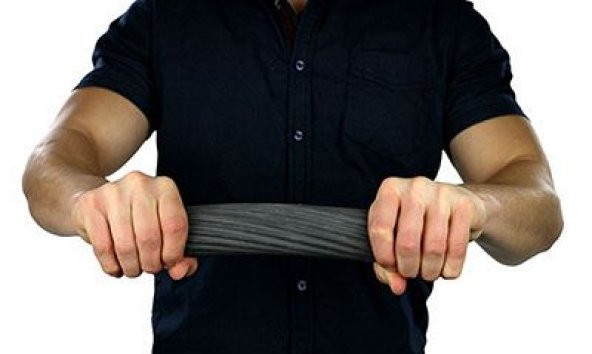 Cando Flexbar , El , Parmak , Bilek ve Kol Güçlendirme Barı , bilek Egzersizi Siyah Renk (Extra Sert - 2